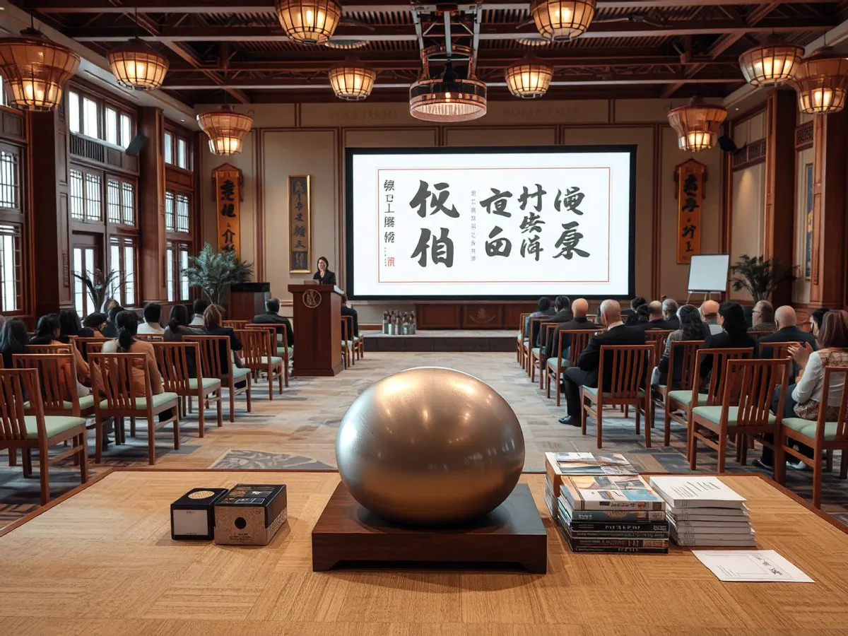 文化空间国学讲座现场布置