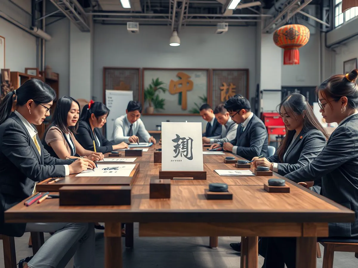 国学体验团建活动场景
